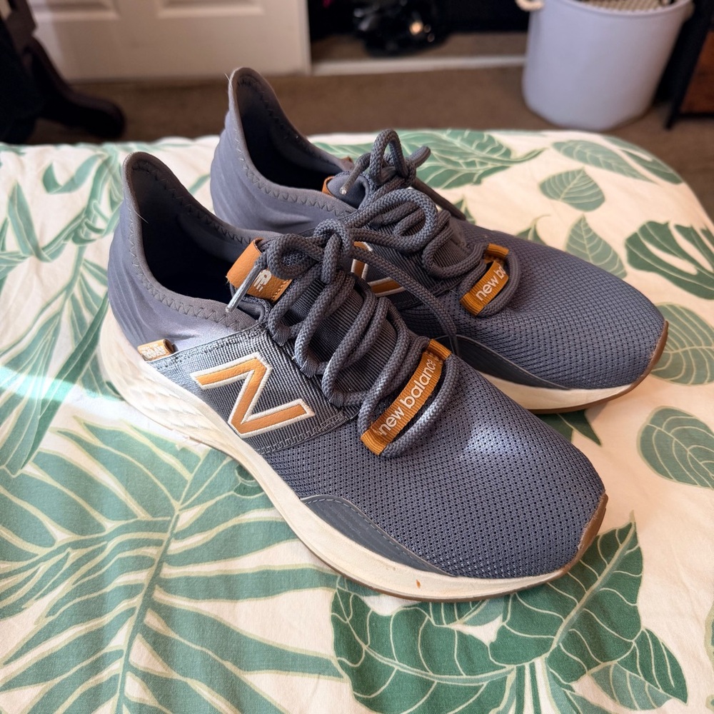 New Balance Charcoal and Amber Running Shoes